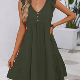 Vestidos mujer  Vestidos elegantes  Vestidos de moda  Vestidos cortos,  Vestidos casuales,  vestidos,  vestido mujer,  Vestido elegante,  Vestido corto,  Vestido casual,  Vestido,  Ropa de moda,  Outfit mujer,  Lanzamiento,  Vestido Verde,  Vestidos Verdes,