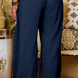 Pantalon largo, pantalón pierna ancha, pantalones comodos, pantalones frescos, pantalones casuales, pantalones palazzo, pantalones sueltos, 