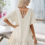 Vestidos mujer,  Vestidos elegantes,  Vestidos cortos,  Vestidos casuales,  vestidos,  Vestido corto,  Vestido,  Ropa de moda,  Outfit mujer,  Vestido Blanco,